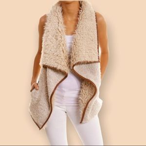FAUX FUR VEST